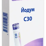 Йодум С30 (гранулы гомеопатические 4 г  пенал со счетчиком гранул) БУАРОН Франция