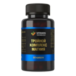 Тройной Комплекс Магния (капсулы 1020 мг №60) Vitamin technology Полярис ООО-Россия