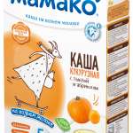 Мамако Каша Кукурузная с тыквой и абрикосом на козьем молоке 5+ мес. (200 г) FLORY DOO - Сербия