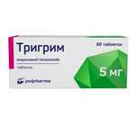 Тригрим (таблетки 5 мг № 60) Фармацевтический завод Польфарма АО Польша Акрихин ХФК АО Россия