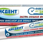 Айсдент Крем-фиксатор для зубных протезов Экстра сильная фиксация (40 г) Полар АО-Россия