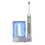 Зубная щетка электрическая звуковая с зарядным устройством и ультрафиолетовым дезинфектором (1 шт.) СиЭс Медика (CS Medica CS-233-uv) Китай