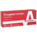 Розувастатин-Акрихин (табл. п. плен. о. 10 мг № 30) Фармацевтический завод Польфарма АО Польша