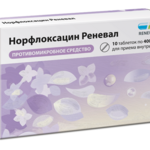 Норфлоксацин Реневал (табл. п. плен. о. 400 мг № 10) Обновление ПФК АО г. Новосибирск Россия