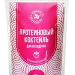 Мудрость народная Коктейль для похудения вкус Клубничный пломбир (порошок 300 г пакет) Удача ООО-Россия