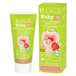 Рокс R.O.C.S. Baby Беби Зубная паста для детей (малышей) 0-3 г Нежный уход Яблоко-Клубника (45 г) ЕвроКосМед ООО - Россия