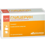 Глицерин (суппозитории ректальные 1.24 г № 10) Усолье-Сибирский химфармзавод АО Россия