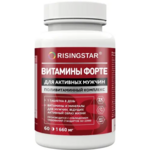 Ризингстар Risingstar Витамины форте для мужчин (таблетки п. пл. о. 1,660 г №60) В-МИН+ ООО - Россия