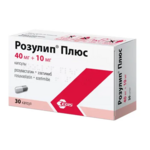 Розулип Плюс (капсулы 40 мг+10мг № 30) Эгис Фармацевтический завод ЗАО Венгрия