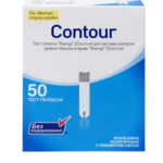 Тест-полоски к глюкометру Контур Contour (50 шт) Асцензия Диабитис Кеа Холдингс АГ Швейцария