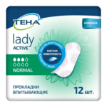 Тена Леди Актив Нормал Tena Lady Active Normal Прокладки урологические женские (№12 шт. 3 капли) Mega Soft Co.,Ltd. - Китай