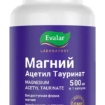 Магний Ацетил Тауринат 500 мг (капсулы 0,56 г №60) Эвалар ЗАО-Россия