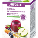 Кисель Витаминный для глаз с черникой и лютеином (порошок 18 г пакет №5) Леовит Нутрио ООО (г. Москва) - Россия