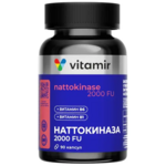 Экстракт Натто Наттокиназа (капсулы 450 мг N90) Витамир Vitamir Квадрат-С ООО- Россия