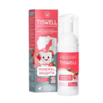 Tiswell Mineral Пенка-ополаскиватель для полости рта реминерализующая вкус клубника со сливками с 5 лет (50 мл) Юнилевер Русь ООО-Россия