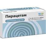 Пирацетам (табл. п. плен. о. 400 мг № 60) Реневал (Renewal) Обновление ПФК АО г. Новосибирск Россия