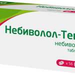 Небиволол-Тева (таблетки 5 мг № 56 блистер) Актавис Групп ПТС ехф Исландия Балканфарма - Дупница АД Болгария