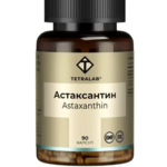 Тетралаб Tetralab Астаксантин из микроводоросли Haematococcus Pluvialis (капсулы 250 мг N90) Квадрат-С  ООО-Россия
