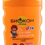 Биокон солнце Спрей Супер Защита солнцезащитный детский SPF30 (160 мл) Биокон Плюс НПО ООО-Россия