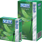 Визит Хай-тек Ультра Лайт Vizit Hi-Tech Ultra light Презервативы ультратонкие (3 шт.) Германия CPR
