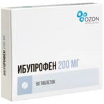 Ибупрофен (табл. п. плен. о. 200 мг № 50) Атолл ООО Озон Фарм ООО Россия