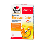 Доппельгерц Актив Витамин С+D3 (таблетки №30) Квайссер Фарма ГмбХ и Ко.КГ - Германия