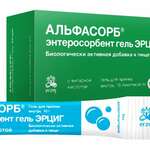 Альфасорб Энтеросорбент Гель для приема внутрь без вкуса Эрциг (пакет-саше 10 г №18) Фармфабрика ООО - Россия