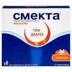 Смекта (порошок для приг. сусп. для приема внутрь [апельсиновый] 3 г (3.76 г) № 20 пакет) Бофур Ипсен Индастри Франция