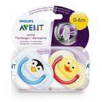 Авент Классик Avent Classic Пустышка 0-6 мес. силикон ортодонт. Домашние животные  SCF182/23/ 83510 (2 шт.) Филипс Электроникс ЮК Лтд (Philips Electronics UK Ltd) - Великобритания