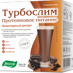 Турбослим Протеиновое питание Коктейль со вкусом Шоколадный десерт (пакеты-саше 36г N5) Эвалар ЗАО - Россия