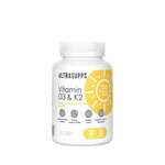 Ультрасаппс Витамин D3 (Д3) и К2 (капсулы мягкие №30) (Ultrasupps Vitamin D3 & K2) Ultra Energy Supplements Trading L.L.C. ОАЭ