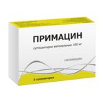 Примацин  (суппозитории вагинальные 100 мг № 3) Тульская фармацевтическая фабрика ООО Россия