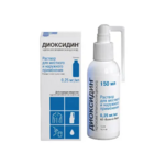 Диоксидин (раствор для местного применения 25 мг/мл 150 мл фл. с нажимным устройством (1)) Валента Фарм АО г. Щелково Россия