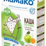 Мамако Каша Гречневая с яблоком и морковью на козьем молоке 5+ мес. (200 г) FLORY DOO - Сербия