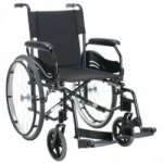 Кресло-коляска инвалидная Эрго (Ergo) 800 F24-18 с ручным приводом черная Тайвань
