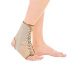 Бандаж на голеностопный сустав с пружинами/шнуровкой (размер 2(M) (20-25 см) Т.46.18 (Т-8608) Trives Тривес ТД ООО(г. Санкт-Петербург) - Россия