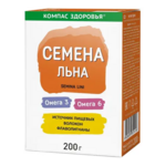 Льна семена (БАД) (200 г) Компас Здоровья НПО ООО -Россия