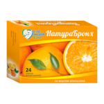 Натурабронх Пастилки от кашля вкус Апельсин (№ 24) Сидлер Ремедиз Sydler Remedies PVT Limited Индия
