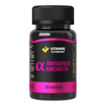 Альфа-липоевая кислота (капсулы 400 мг N30) Vitamin Technology Жива Продукт Про ООО-Россия