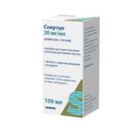 Скертцо (порошок для приг. сусп. для приема внутрь 20 мг/мл 53 г (100 мл) фл. с мерным шприцем с насадкой) Сандоз ГмбХ Австрия