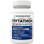 Ризингстар Risingstar Глутатион Ливер Детокс и Анти Эйдж (капсулы 520 мг N60) Артлайф ООО-Россия