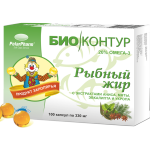 Рыбный жир с экстрактами аниса ,мяты,эвкалипта и укропа БиоКонтур (капсулы 330мг N100) Полярис ООО (г. Мурманск) - Россия