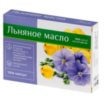 Льняное Масло (капсулы 300 мг №100) PL Эркафарм Мирролла ООО - Россия