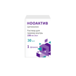 Нооактив (раствор для приема внутрь 100 мг/мл 30 мл флакон, дозировочный шприц (1)) Фармасинтез АО г. Иркутск Россия
