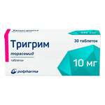 Тригрим (таблетки 10 мг № 30) Фармацевтический завод Польфарма АО Польша Акрихин ХФК АО Россия
