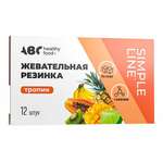 Резинка жевательная без сахара Тропик (таблетки 1,42г №12) ABC Healthy Food АВС Хэлси Фуд Гуслица ООО-Россия