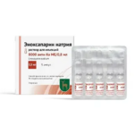 Эноксапарин натрия (раствор для инъекций 8000 анти-Ха МЕ/0.8 мл 0.8 мл № 5 амп. ) Московский эндокринный завод ФГУП Россия