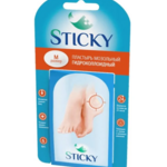 Стики Sticky Лейкопластырь Пластырь мозольный гидроколлоидный на пятку (р. M (5,5х3,7 см) №6 шт.) Эркафарм Планет (СУЧжОУ) Медикал Продактс Ко., Лтд. Китай