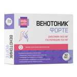 Будь Здоров! Венотоник Форте Диосмин 900 мг + Гесперидин 100 мг (таблетки п. о 824 мг №30) Квадрат-С ООО - Россия