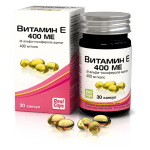 Витамин Е 400 МЕ (DL-Альфа-токоферола ацетат) (БАД) (капсулы 570 мг N30) РеалКапс АО - Россия